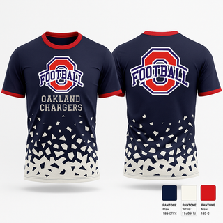 Short Sleeve Performance Shirt, Oakland Chargers, , Teamtime, Team time, sublimation, custom sports apparel, team uniforms, spirit wear, spiritwear, sports uniforms, custom shirts, team store, custom team store, fundraiser sports, apparel fundraiser