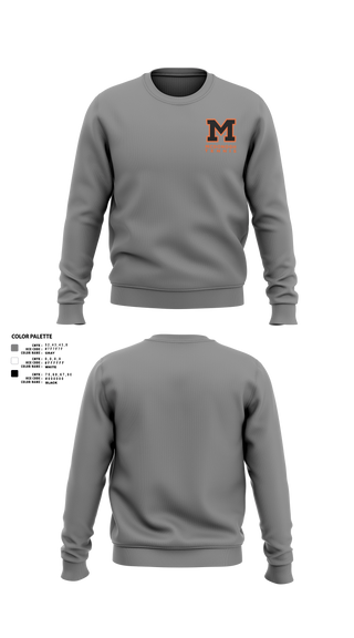 Crew Neck Sweatshirt, Mcdonogh Girls Tennis, Tennis, Teamtime, Team time, sublimation, custom sports apparel, team uniforms, spirit wear, spiritwear, sports uniforms, custom shirts, team store, custom team store, fundraiser sports, apparel fundraiser