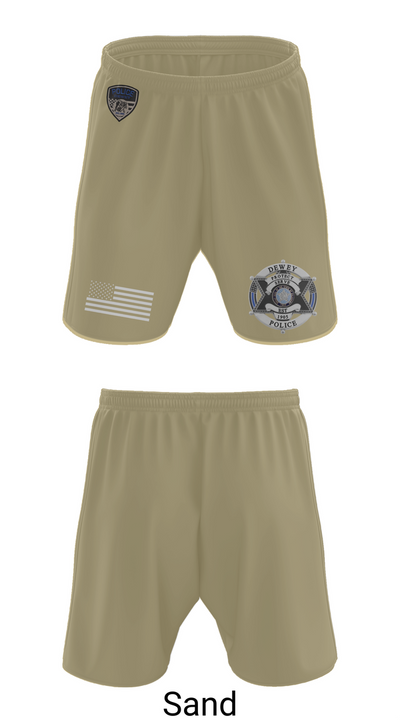 Dewey Police Department 16354640 Athletic Shorts With Pockets - 85