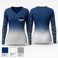 Heights wrestling club 68188904 Women's Long Sleeve V-neck Shirt - 1