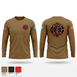 Long Sleeve Performance Shirt, Willow Lake, Fire Department, Teamtime, Team time, sublimation, custom sports apparel, team uniforms, spirit wear, spiritwear, sports uniforms, custom shirts, team store, custom team store, fundraiser sports, apparel fundraiser