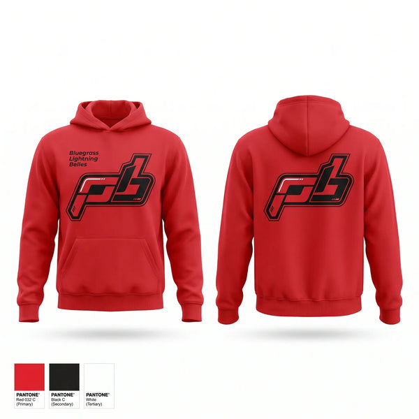Hoodie, Bluegrass Lightning Belles, Softball, Teamtime, Team time, sublimation, custom sports apparel, team uniforms, spirit wear, spiritwear, sports uniforms, custom shirts, team store, custom team store, fundraiser sports, apparel fundraiser