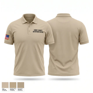Short Sleeve Performance Polo, Curry county detention center, Police, Teamtime, Team time, sublimation, custom sports apparel, team uniforms, spirit wear, spiritwear, sports uniforms, custom shirts, team store, custom team store, fundraiser sports, apparel fundraiser