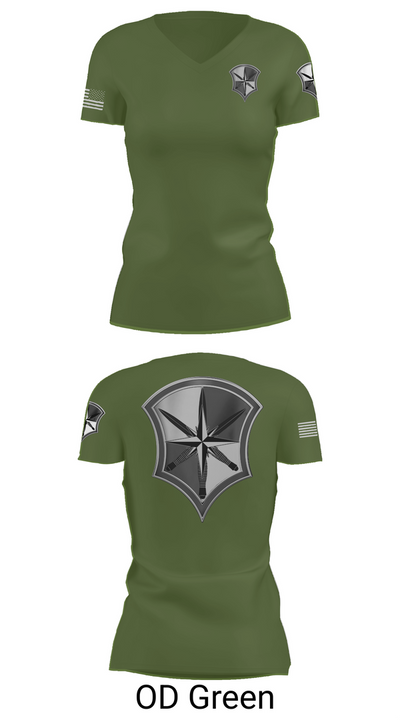 CPD 25599118 Women's Short Sleeve V-neck Shirt - 48