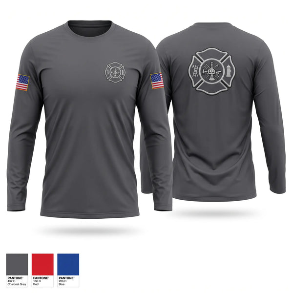 Long Sleeve Performance Shirt, Lipscomb fire and rescue squad/Department, Fire Department, Teamtime, Team time, sublimation, custom sports apparel, team uniforms, spirit wear, spiritwear, sports uniforms, custom shirts, team store, custom team store, fundraiser sports, apparel fundraiser