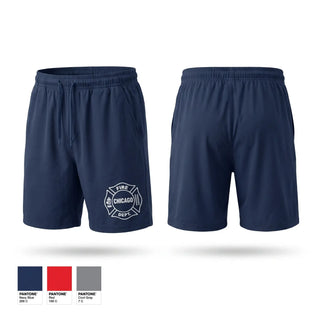 Athletic Shorts With Pockets, Chicago Fire Department, Fire Department, Teamtime, Team time, sublimation, custom sports apparel, team uniforms, spirit wear, spiritwear, sports uniforms, custom shirts, team store, custom team store, fundraiser sports, apparel fundraiser