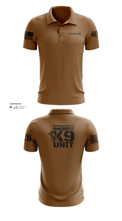 Chisago County K9 Unit 88074556 Short Sleeve Performance Polo - 111