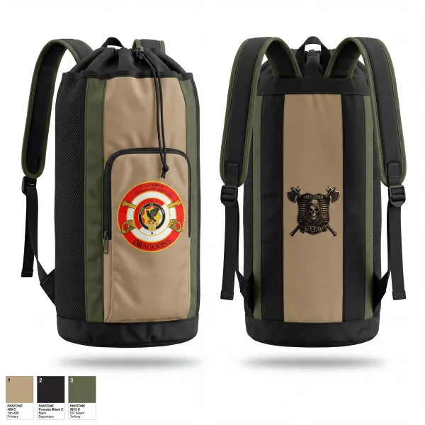 Gear Bag, E Trp, 6-1 CAV, Army, Teamtime, Team time, sublimation, custom sports apparel, team uniforms, spirit wear, spiritwear, sports uniforms, custom shirts, team store, custom team store, fundraiser sports, apparel fundraiser