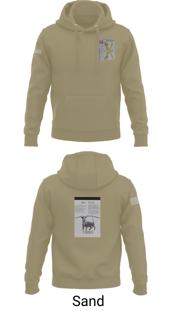 Hoodie, 2nd Armored Cavalry Regiment, , Teamtime, Team time, sublimation, custom sports apparel, team uniforms, spirit wear, spiritwear, sports uniforms, custom shirts, team store, custom team store, fundraiser sports, apparel fundraiser