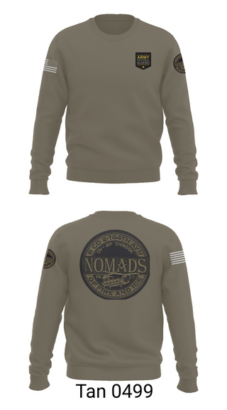 Crew Neck Sweatshirt, E CO 169 AVN, National Guard, Teamtime, Team time, sublimation, custom sports apparel, team uniforms, spirit wear, spiritwear, sports uniforms, custom shirts, team store, custom team store, fundraiser sports, apparel fundraiser