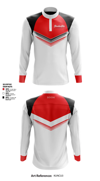 Quarter Zip Jacket, Shoreline Elite, Men's Lacrosse, Teamtime, Team time, sublimation, custom sports apparel, team uniforms, spirit wear, spiritwear, sports uniforms, custom shirts, team store, custom team store, fundraiser sports, apparel fundraiser
