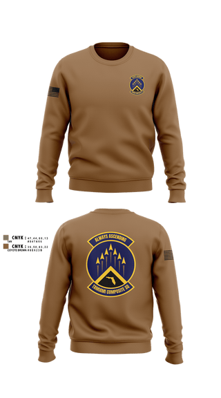 Crew Neck Sweatshirt, SER-FL-355 TAMIAMI COMPOSITE SQUADRON, , Teamtime, Team time, sublimation, custom sports apparel, team uniforms, spirit wear, spiritwear, sports uniforms, custom shirts, team store, custom team store, fundraiser sports, apparel fundraiser