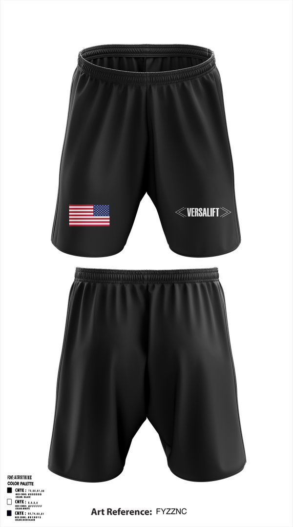 Athletic Shorts With Pockets, Versalift, , Teamtime, Team time, sublimation, custom sports apparel, team uniforms, spirit wear, spiritwear, sports uniforms, custom shirts, team store, custom team store, fundraiser sports, apparel fundraiser