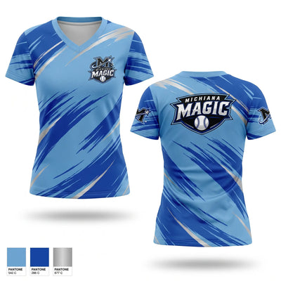 Michiana Magic Women's Short Sleeve V-neck Shirt - 1