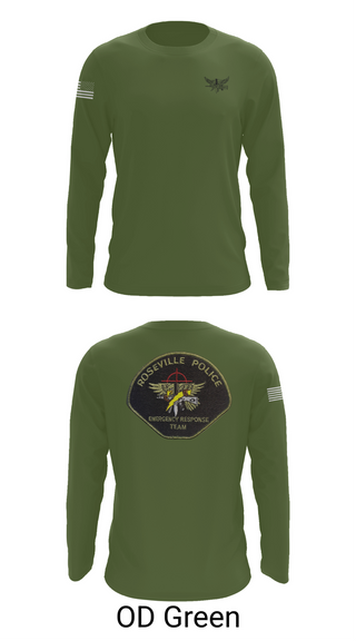 Long Sleeve Performance Shirt, Roseville E.R.T., , Teamtime, Team time, sublimation, custom sports apparel, team uniforms, spirit wear, spiritwear, sports uniforms, custom shirts, team store, custom team store, fundraiser sports, apparel fundraiser