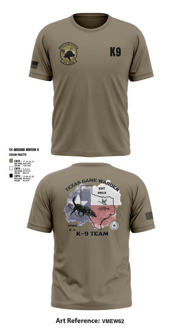 Short Sleeve Performance Shirt, TXGW K9, Police, Teamtime, Team time, sublimation, custom sports apparel, team uniforms, spirit wear, spiritwear, sports uniforms, custom shirts, team store, custom team store, fundraiser sports, apparel fundraiser