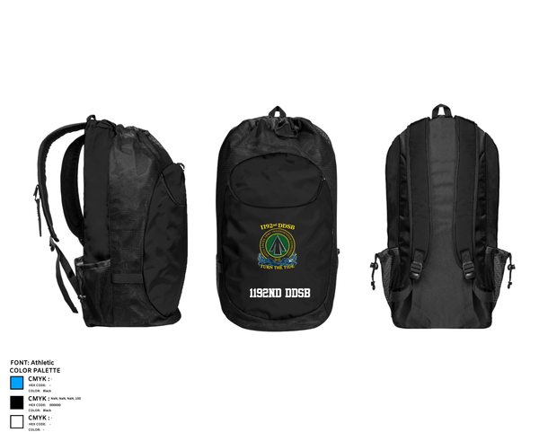 Gear Bag, 1192nd DDSB, Army, Teamtime, Team time, sublimation, custom sports apparel, team uniforms, spirit wear, spiritwear, sports uniforms, custom shirts, team store, custom team store, fundraiser sports, apparel fundraiser