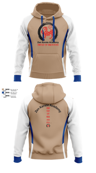 Hoodie, Zen Karate Academy, , Teamtime, Team time, sublimation, custom sports apparel, team uniforms, spirit wear, spiritwear, sports uniforms, custom shirts, team store, custom team store, fundraiser sports, apparel fundraiser