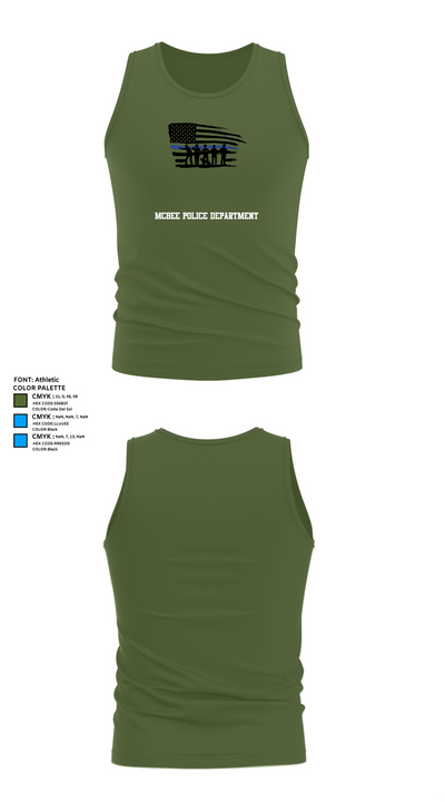 McBee Police Department 4438901 Tank Top - 56