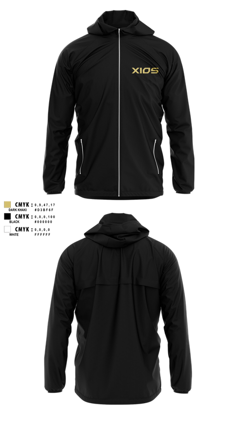 Windbreaker, XIOS Strength & ConditioningXIOS Strength & Conditioning, Spirit Store, Teamtime, Team time, sublimation, custom sports apparel, team uniforms, spirit wear, spiritwear, sports uniforms, custom shirts, team store, custom team store, fundraiser sports, apparel fundraiser
