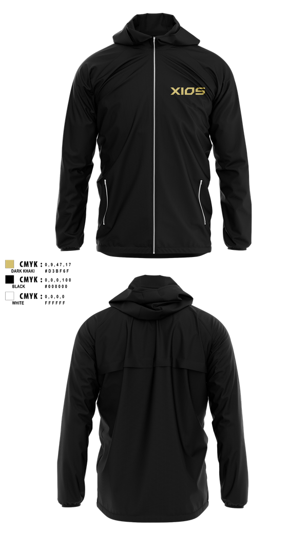 Windbreaker, XIOS Strength & ConditioningXIOS Strength & Conditioning, Spirit Store, Teamtime, Team time, sublimation, custom sports apparel, team uniforms, spirit wear, spiritwear, sports uniforms, custom shirts, team store, custom team store, fundraiser sports, apparel fundraiser