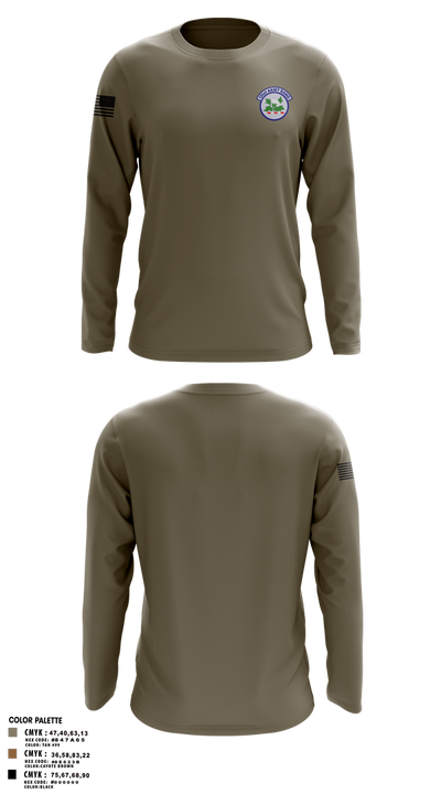 151st Army Band 82490889 Long Sleeve Performance Shirt 1