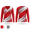 South Charleston Cyclones Women's Long Sleeve V-neck Shirt - 1