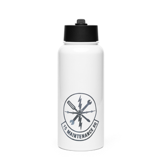 15 Maintenance Squadron 93712610 Stainless Steel Water Bottle with a Straw Lid