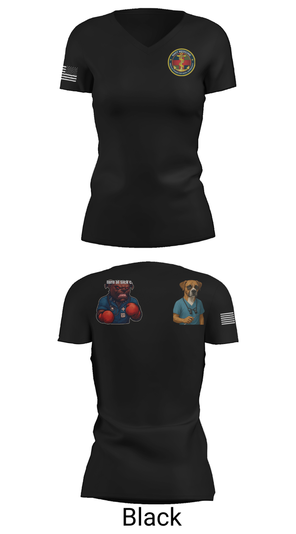 Womens Short Sleeve Vneck Shirt, USS Boxer, , Teamtime, Team time, sublimation, custom sports apparel, team uniforms, spirit wear, spiritwear, sports uniforms, custom shirts, team store, custom team store, fundraiser sports, apparel fundraiser