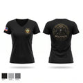 Madigan Pharmacy Wolfpack Women's Short Sleeve V-neck Shirt - 1