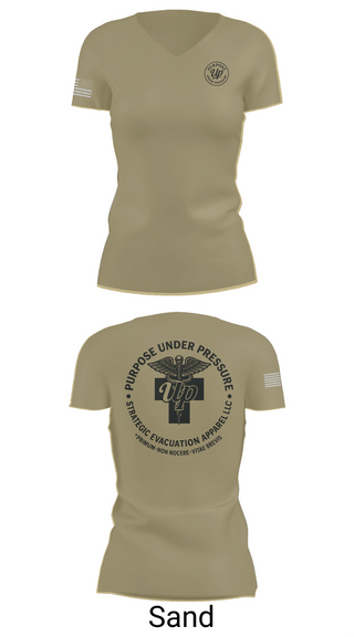 Womens Short Sleeve Vneck Shirt, 439th AES, , Teamtime, Team time, sublimation, custom sports apparel, team uniforms, spirit wear, spiritwear, sports uniforms, custom shirts, team store, custom team store, fundraiser sports, apparel fundraiser