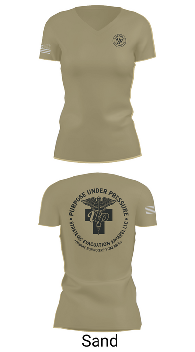 439th AES 50968324 Women's Short Sleeve V-neck Shirt - 88