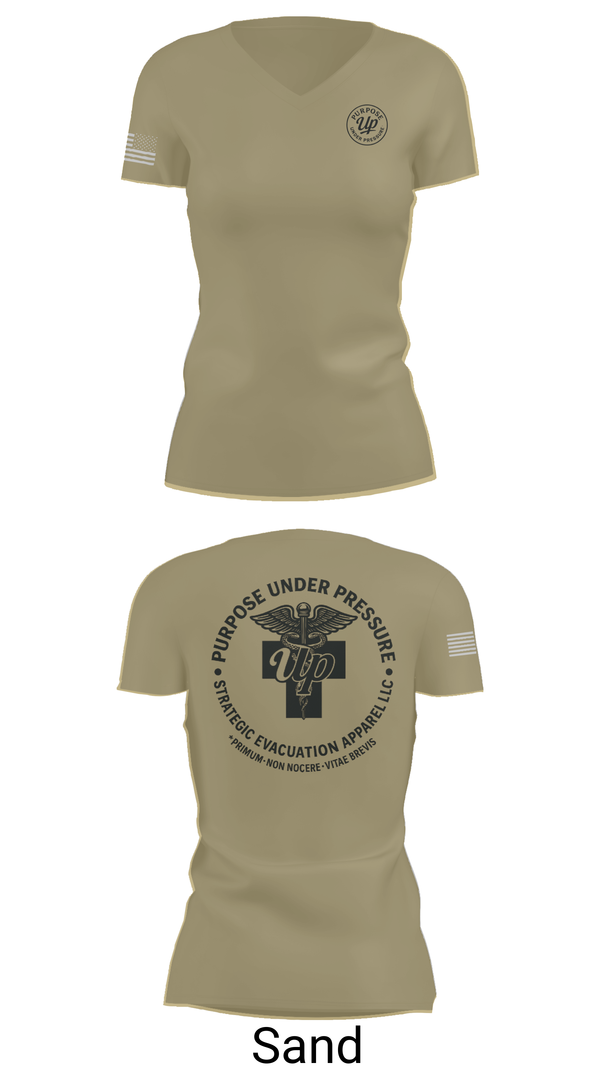Womens Short Sleeve Vneck Shirt, 439th AES, , Teamtime, Team time, sublimation, custom sports apparel, team uniforms, spirit wear, spiritwear, sports uniforms, custom shirts, team store, custom team store, fundraiser sports, apparel fundraiser
