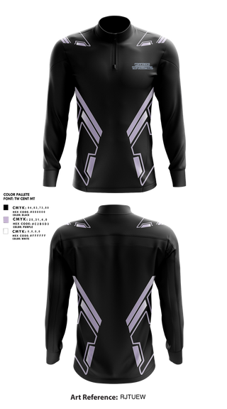 Quarter Zip Jacket, Wranglers VBC, Women's Volleyball, Teamtime, Team time, sublimation, custom sports apparel, team uniforms, spirit wear, spiritwear, sports uniforms, custom shirts, team store, custom team store, fundraiser sports, apparel fundraiser