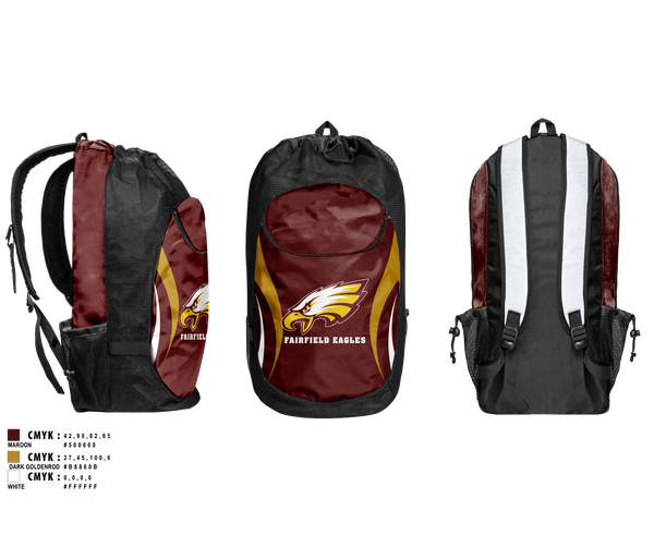 Gear Bag, Fairfield Eagles, Spirit Store, Teamtime, Team time, sublimation, custom sports apparel, team uniforms, spirit wear, spiritwear, sports uniforms, custom shirts, team store, custom team store, fundraiser sports, apparel fundraiser