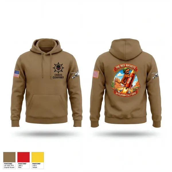 Hoodie, C. Co. HQ PLT, Army, Teamtime, Team time, sublimation, custom sports apparel, team uniforms, spirit wear, spiritwear, sports uniforms, custom shirts, team store, custom team store, fundraiser sports, apparel fundraiser