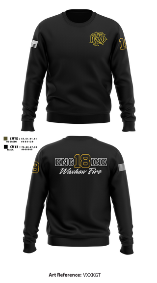 Crew Neck Sweatshirt, Waxhaw Fire, Fire Department, Teamtime, Team time, sublimation, custom sports apparel, team uniforms, spirit wear, spiritwear, sports uniforms, custom shirts, team store, custom team store, fundraiser sports, apparel fundraiser