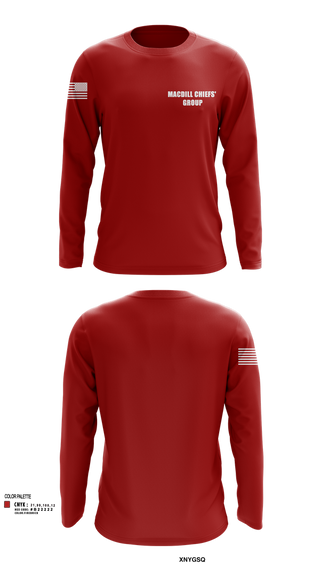 Long Sleeve Performance Shirt, MacDill Chiefs' Group, , Teamtime, Team time, sublimation, custom sports apparel, team uniforms, spirit wear, spiritwear, sports uniforms, custom shirts, team store, custom team store, fundraiser sports, apparel fundraiser