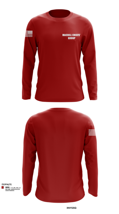 MacDill Chiefs' Group 59978394 Long Sleeve Performance Shirt 102