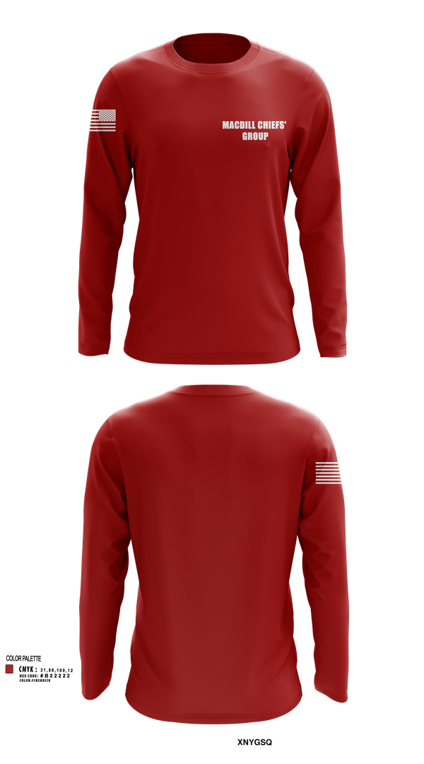 Long Sleeve Performance Shirt, MacDill Chiefs' Group, , Teamtime, Team time, sublimation, custom sports apparel, team uniforms, spirit wear, spiritwear, sports uniforms, custom shirts, team store, custom team store, fundraiser sports, apparel fundraiser