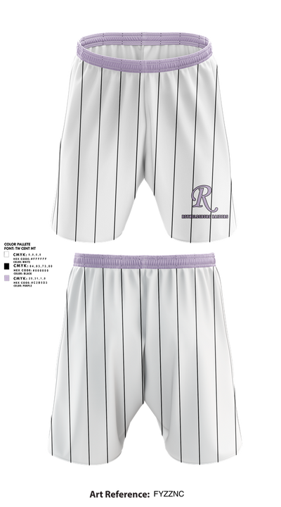 Reynoldsburg Raiders 31464727 Athletic Shorts With Pockets - 1