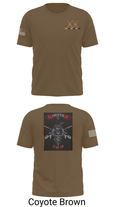 5-20 Infantry, Sniper section 41937492 Short Sleeve Performance Shirt - 16
