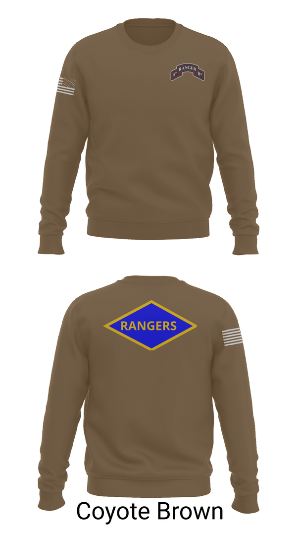 Crew Neck Sweatshirt, 5th Rangers, , Teamtime, Team time, sublimation, custom sports apparel, team uniforms, spirit wear, spiritwear, sports uniforms, custom shirts, team store, custom team store, fundraiser sports, apparel fundraiser