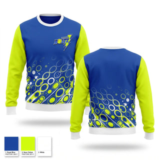 Crew Neck Sweatshirt, Billings Boltz, Softball, Teamtime, Team time, sublimation, custom sports apparel, team uniforms, spirit wear, spiritwear, sports uniforms, custom shirts, team store, custom team store, fundraiser sports, apparel fundraiser