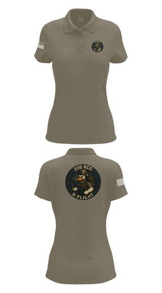 Womens Short Sleeve Performance Polo, 336 RCS D Flight, , Teamtime, Team time, sublimation, custom sports apparel, team uniforms, spirit wear, spiritwear, sports uniforms, custom shirts, team store, custom team store, fundraiser sports, apparel fundraiser