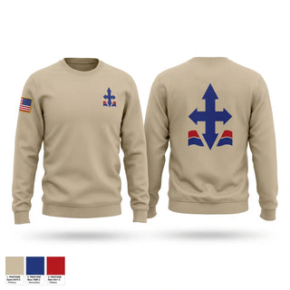 Crew Neck Sweatshirt, 1/487th FA BN, Army, Teamtime, Team time, sublimation, custom sports apparel, team uniforms, spirit wear, spiritwear, sports uniforms, custom shirts, team store, custom team store, fundraiser sports, apparel fundraiser