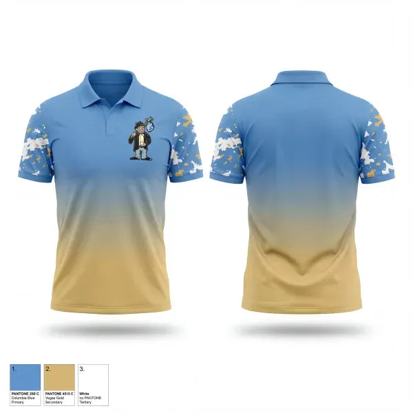 Short Sleeve Performance Polo, Hoboes, Baseball, Teamtime, Team time, sublimation, custom sports apparel, team uniforms, spirit wear, spiritwear, sports uniforms, custom shirts, team store, custom team store, fundraiser sports, apparel fundraiser