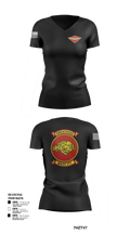 MWSS-273 Women's Short Sleeve V-neck Shirt - 2