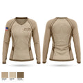 Irion County Sheriff's Office Women's Long Sleeve V-neck Shirt - 1