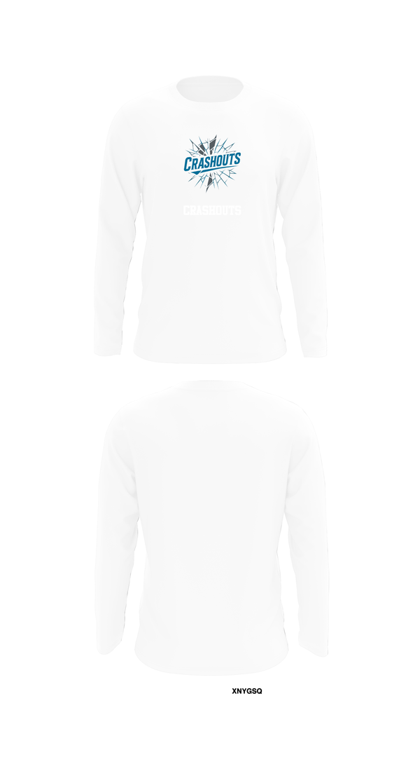 Long Sleeve Performance Shirt, CRASHOUTS, Baseball, Teamtime, Team time, sublimation, custom sports apparel, team uniforms, spirit wear, spiritwear, sports uniforms, custom shirts, team store, custom team store, fundraiser sports, apparel fundraiser